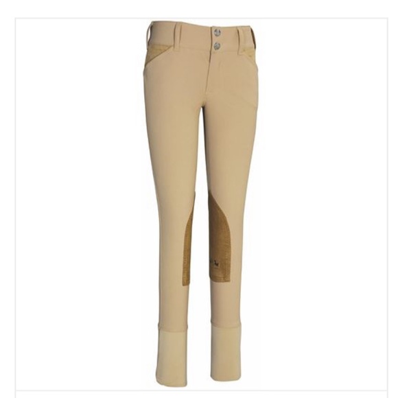 Women's Tan Riding Pants - Picture 1 of 7